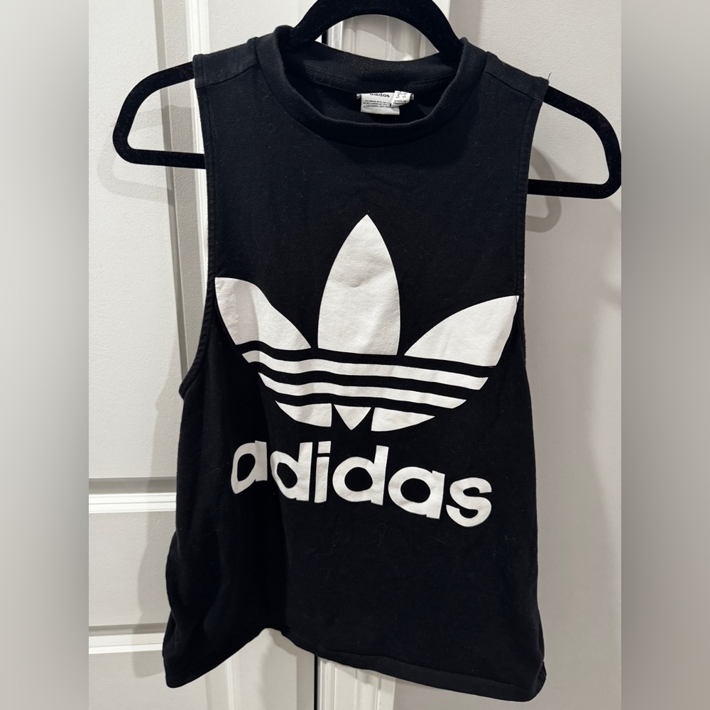 adidas Originals Trefoil Muscle Tank Top (M) - Picture 2 of 4